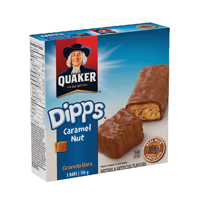 Quaker Dipps Caramel Nut Flavour