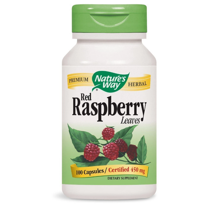 Red Raspberry Leaves 450mg 100 Capsules Nature's Way