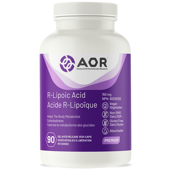 R-Lipoic Acid 150mg 90 Capsules AOR