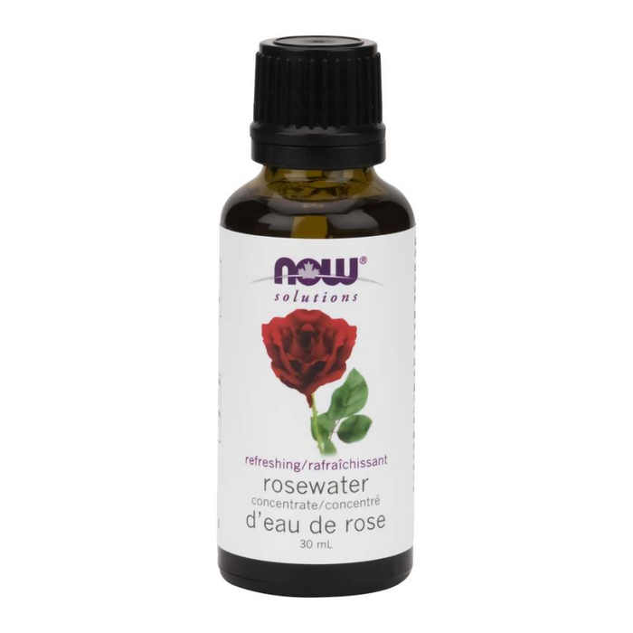Rosewater Concentrate Essential Oil 30ml Now Foods