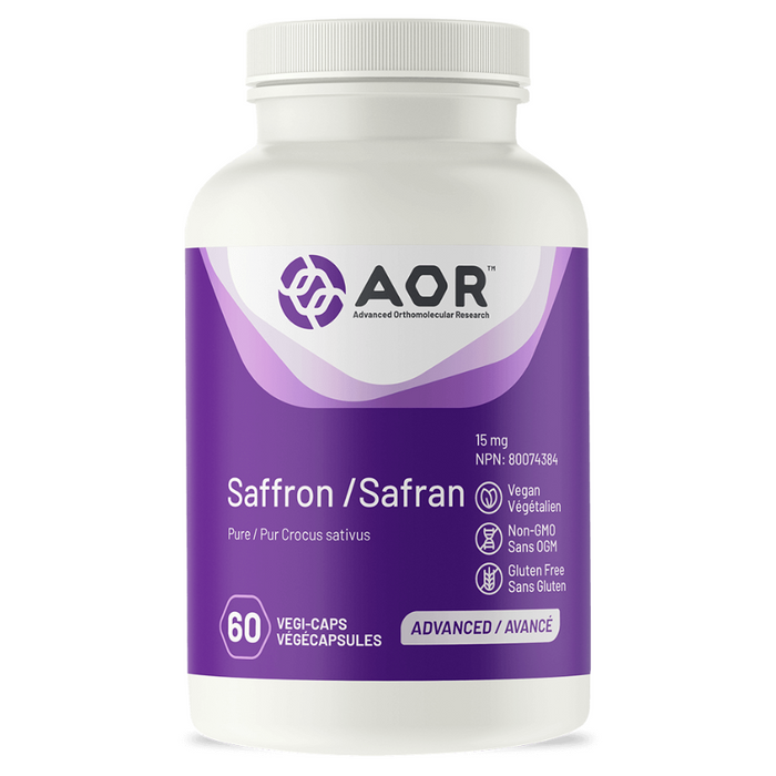 Saffron Pure Crocus Sativus 15mg 60 Capsules