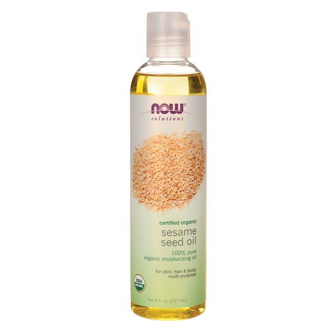 Organic Sesame Seed Oil 237ml Now Foods