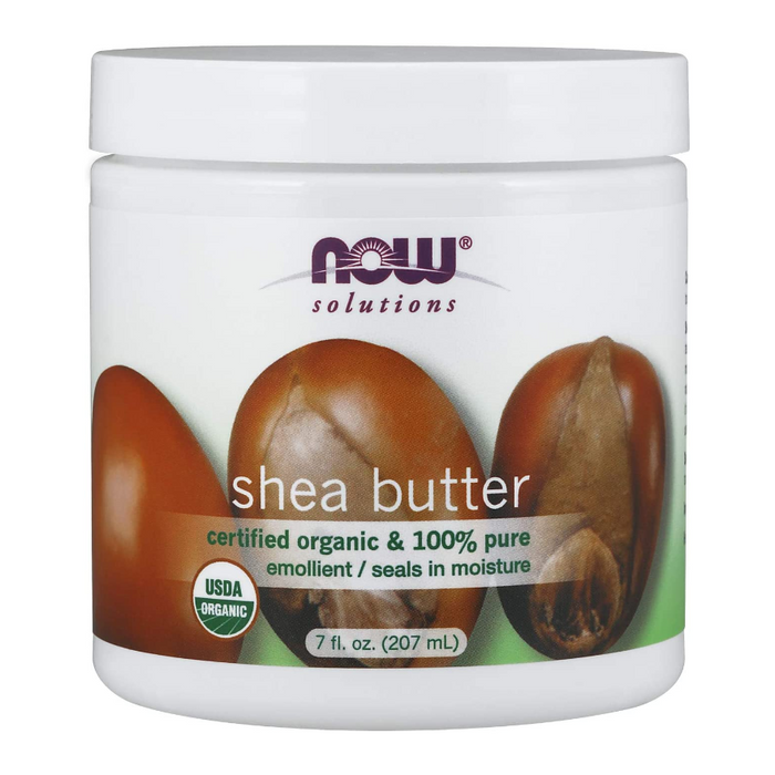 Organic Shea Butter 207ml Now Foods
