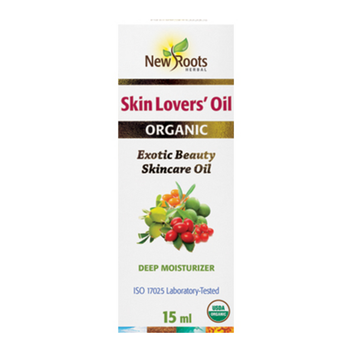 Skin Lovers' Oil Exotic Organic Beauty Skincare Oil 15ml New Roots Herbal