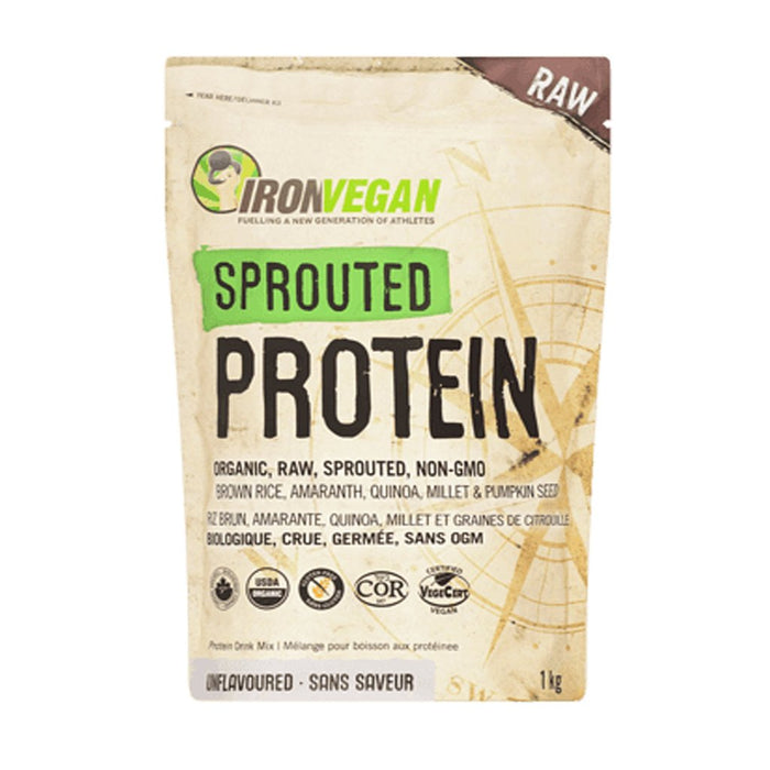 Sprouted Protein 1kg Unflavoured Iron Vegan