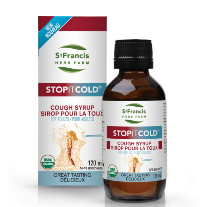 Stop It Cold Cough Syrup 120ml St. Francis Herb Farm