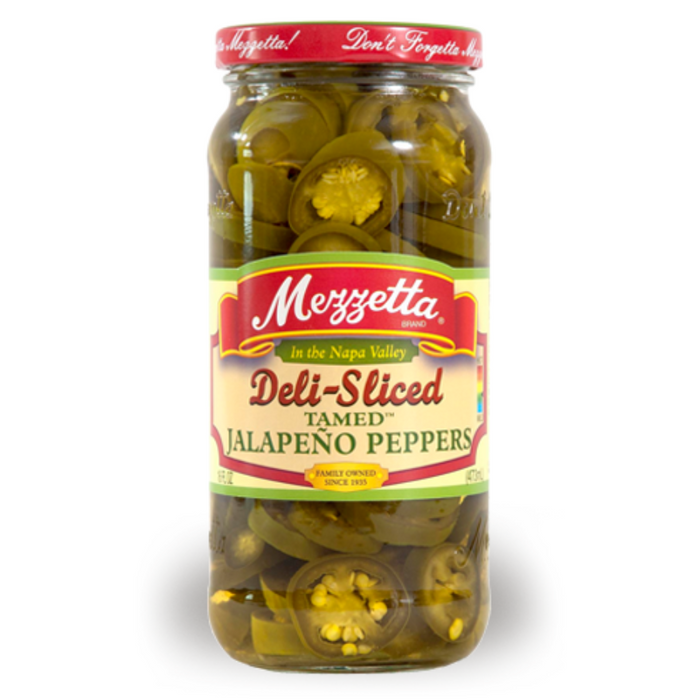 Deli-Sliced Tamed Jalapeño Peppers Mezzatta
