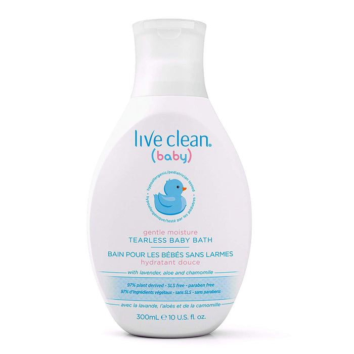 Live Clean Tearless Baby Bath Gentle Moisture