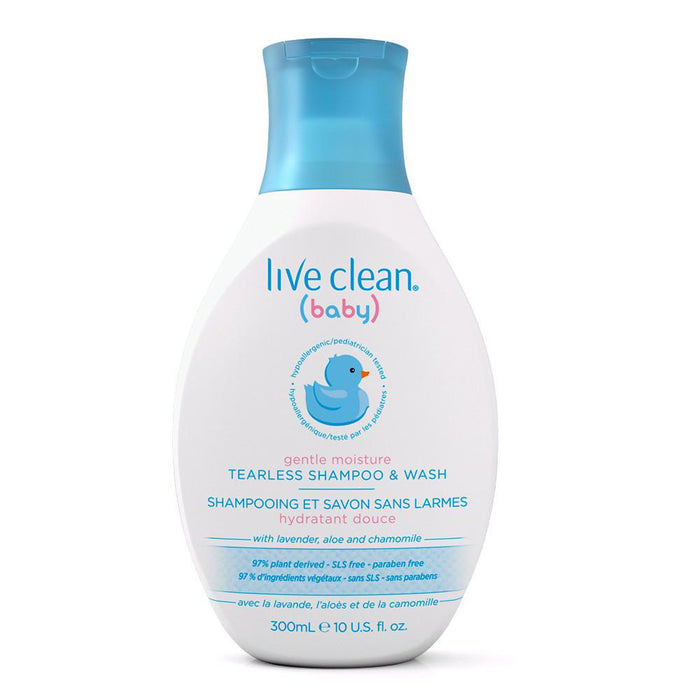 Live Clean Baby Tearless Shampoo & Wash Gentle Moisture