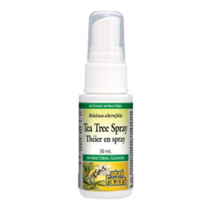 Tea Tree Oil Spray Antibacterial Cleanser 30ml Natural Factors
