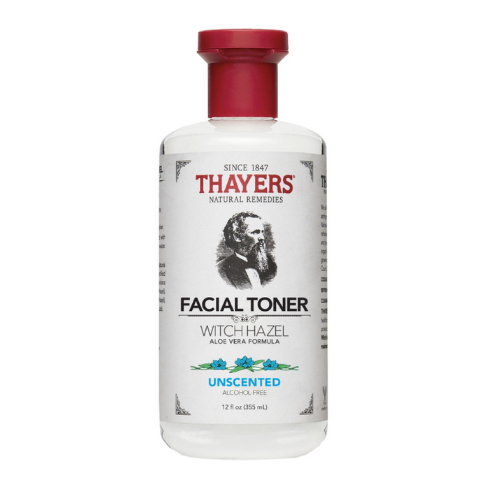 Witch Hazel Facial Toner with Aloe Vera (Alcohol Free) 355ml Thayers
