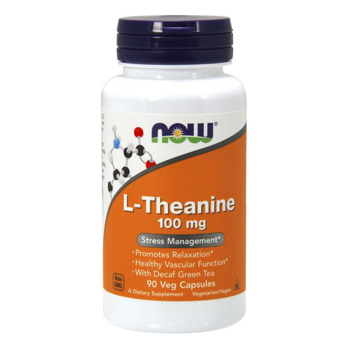 L-Theanine 100mg 90 Capsules Now Foods
