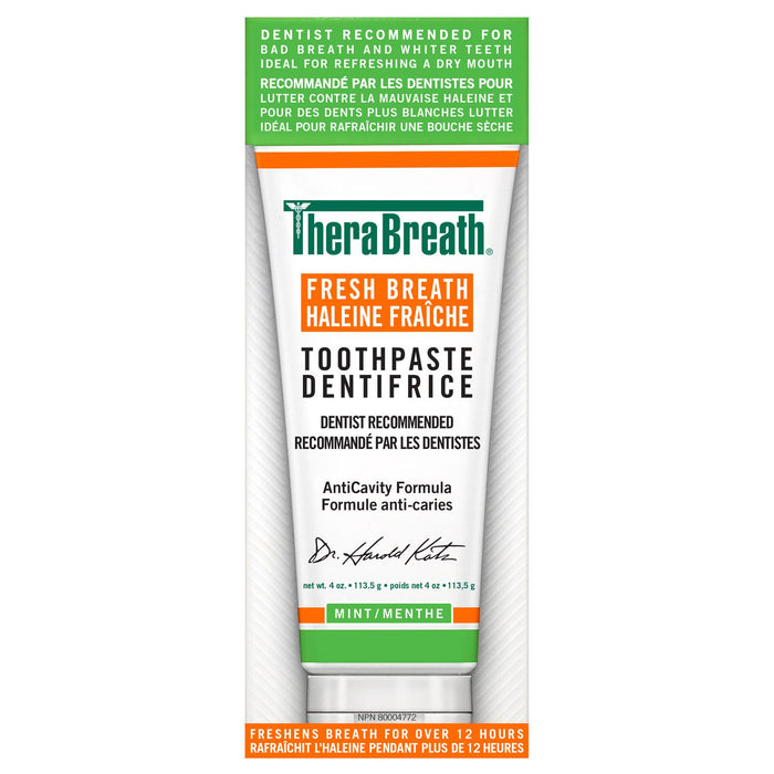 TheraBreath Fresh Breath Toothpaste Mint 113.5g