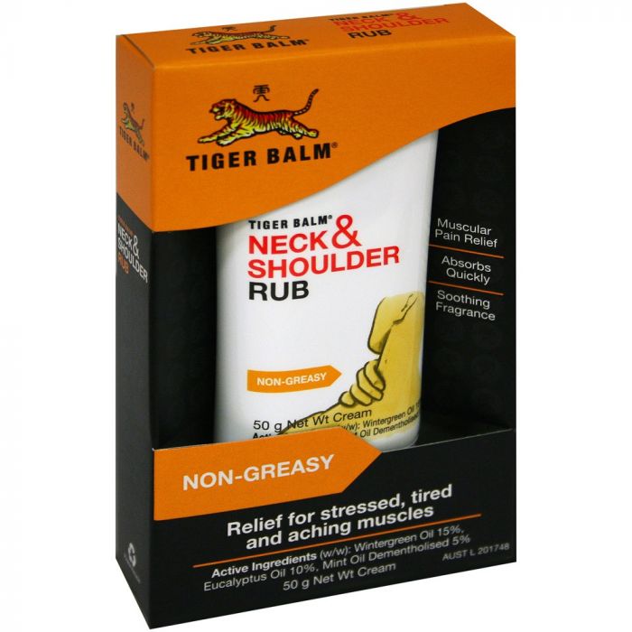 Tiger Balm Neck & Shoulder Rub Non-Greasy 50g