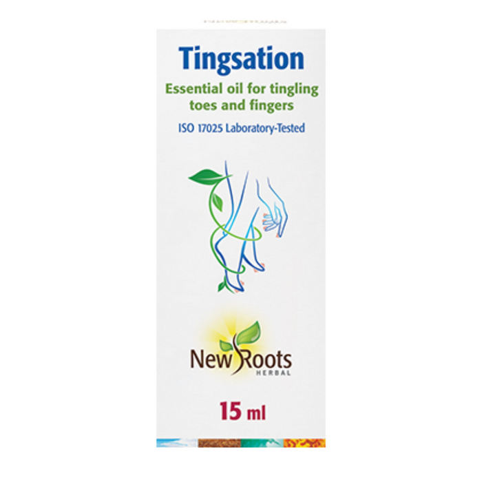 Tingsation Essential Oil for Tingling Fingers and Toes 15ml New Roots Herbal