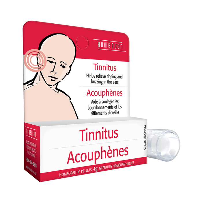 Tinnitus Homeopathic Pellets 4g Homeocan