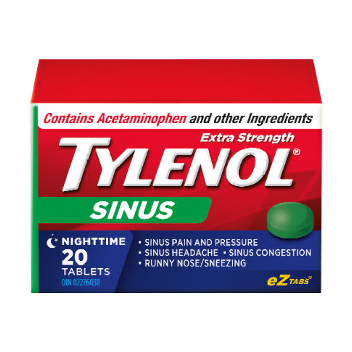 Tylenol Sinus Extra Strength 20 Tablets