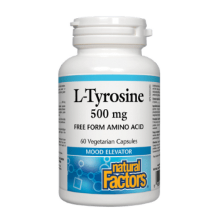 L-Tyrosine 500mg 60 Capsules Natural Factors