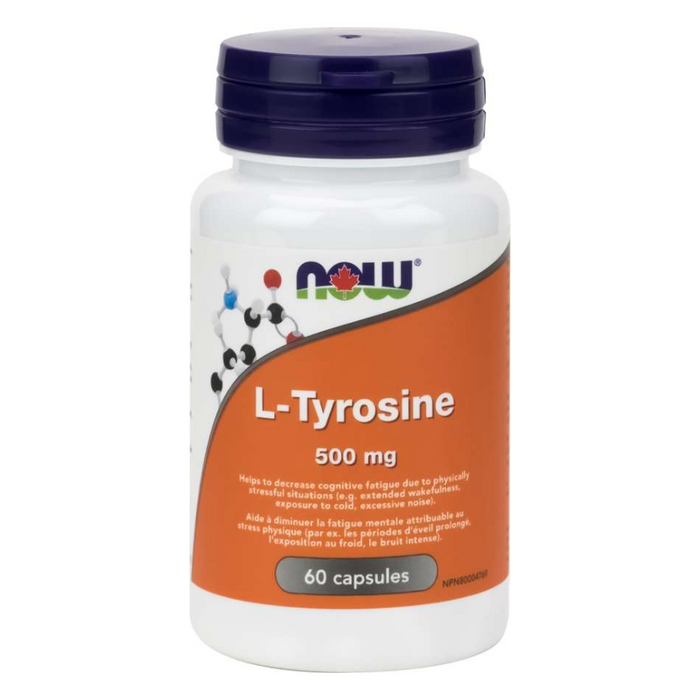 L-Tyrosine 500mg 120 Capsules Now Foods