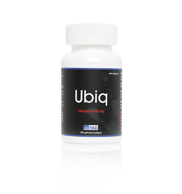 UBIQ (Ubiquinol 50mg) 100 Softgels YadTech