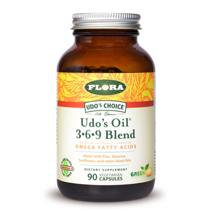 Udo's Oil 3-6-9 Blend Omega Fatty Acids Softgels Flora