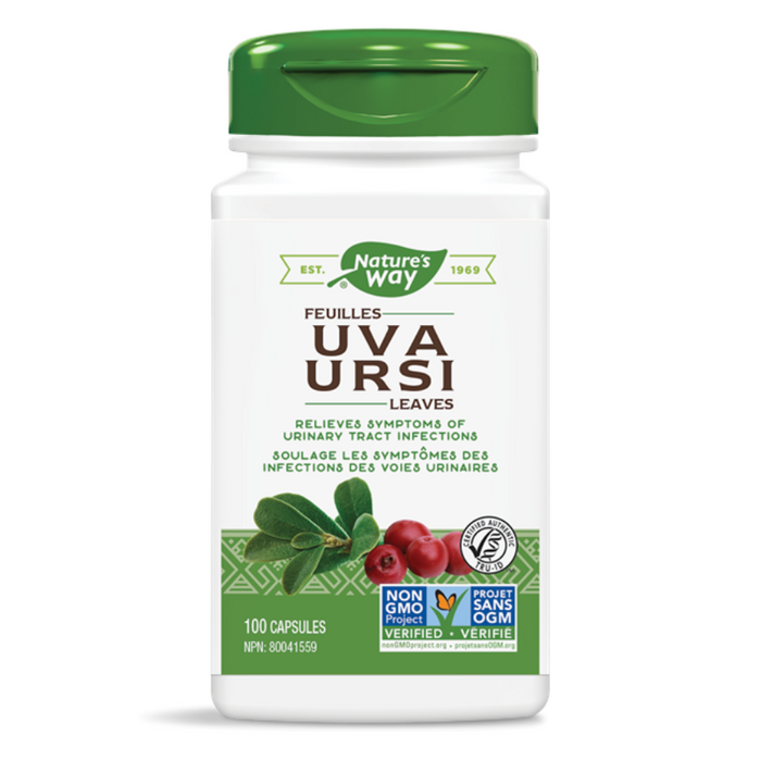 Uva Ursi 480mg 100 Capsules Nature's Way