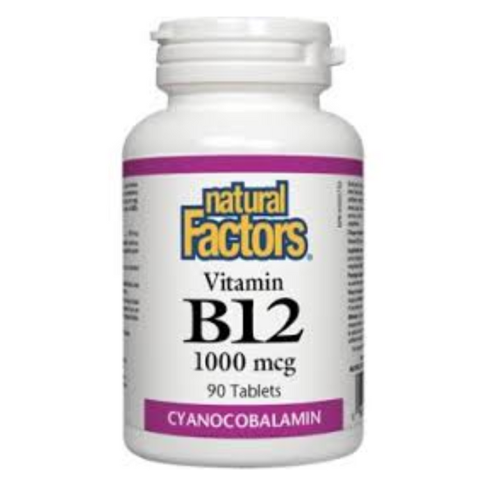 Vitamin B12 1000mcg Tablets Natural Factors