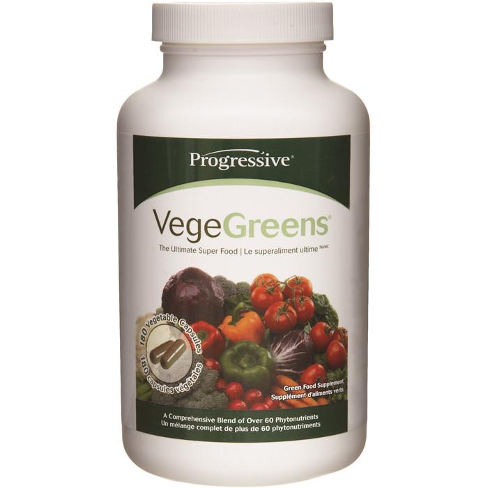 VegeGreens 180 Vegetable Capsules Progressive