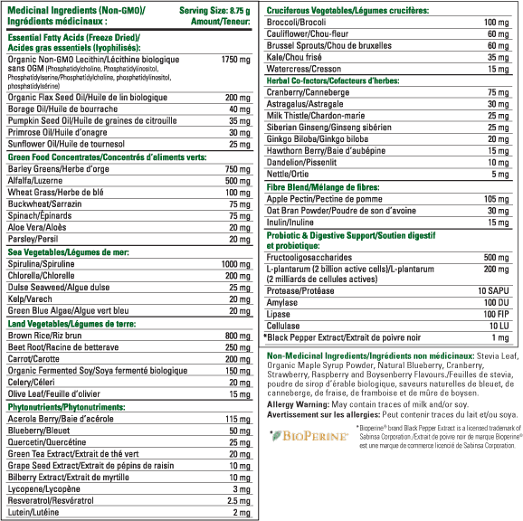 VegeGreens Green Superfood 60 Servings Progressive