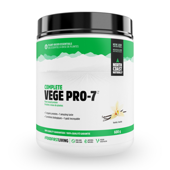 Complete Vege Pro-7 Vanilla Flavour 600g North Coast Naturals