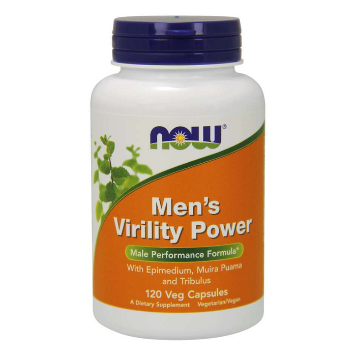 Men's Virility Power 60 Capsules Now Foods