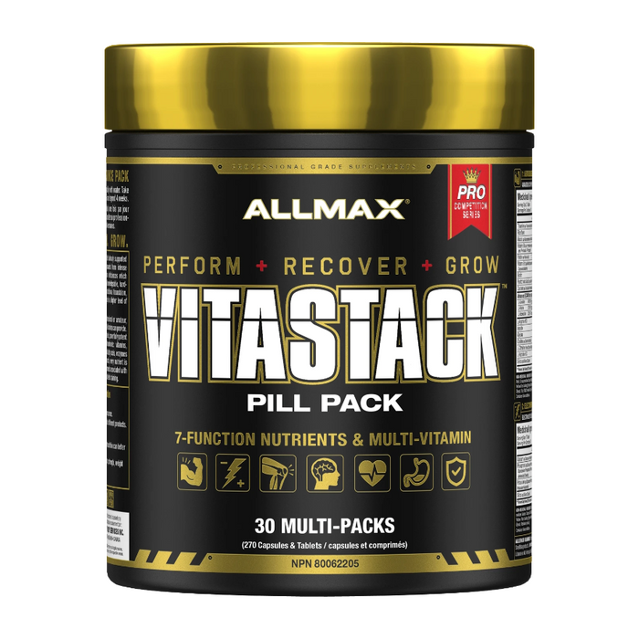 VitaStack Multi-Vitamin Pill Pack 30 Packs Allmax