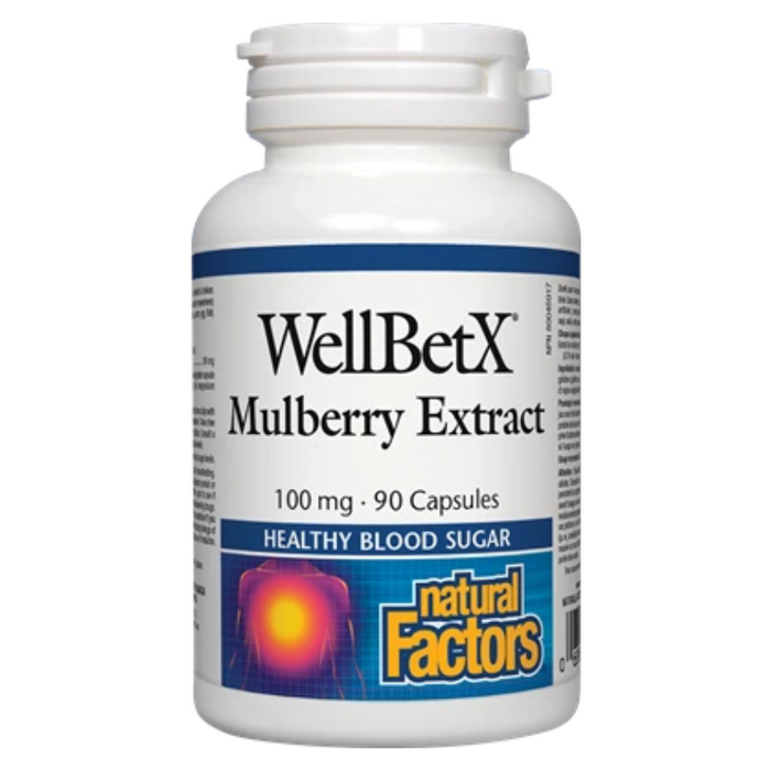 WellBetX Mulberry Extract 100mg 90 Capsules Natural Factors