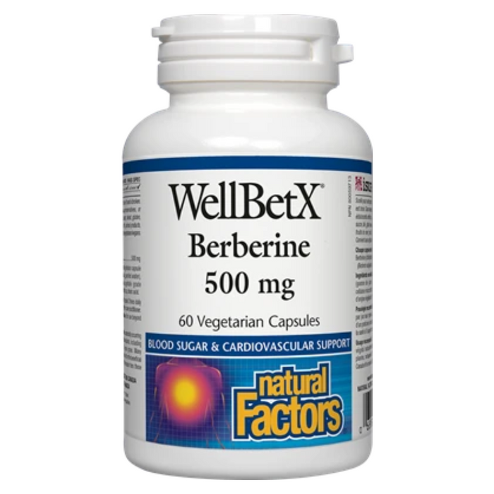 WellBetX Berberine 500mg Natural Factors