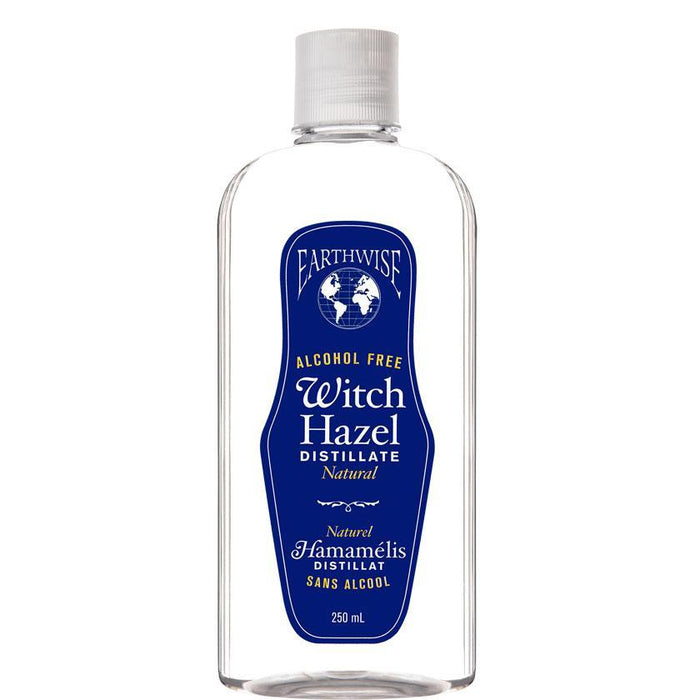 Witch Hazel Distillate 250ml Alcohol Free Earthwise[;’.=πz