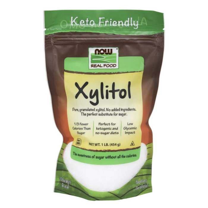 Xylitol Natural Sweetener 454g Now Foods