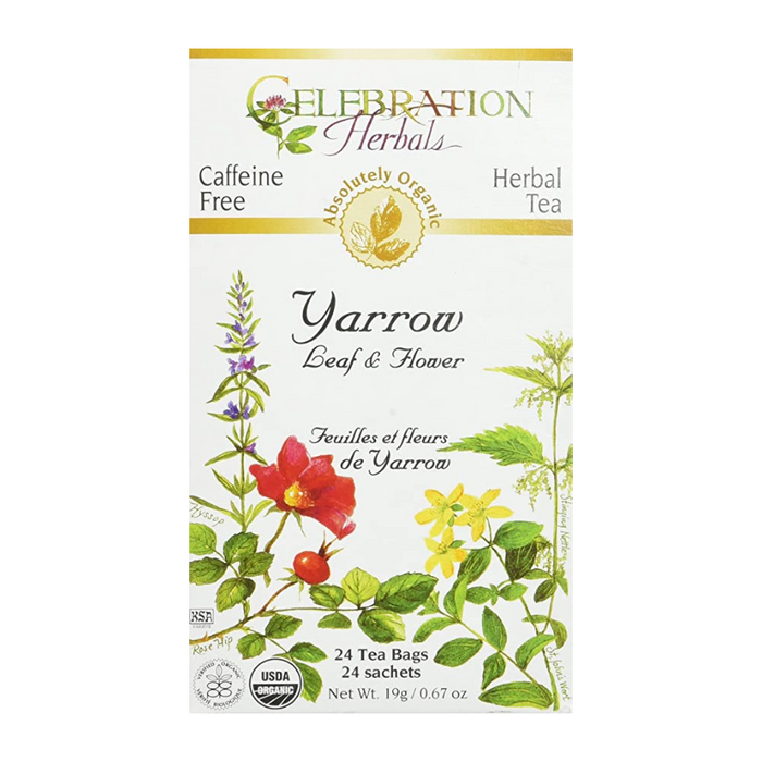 Yarrow Leaf and Flower Herbal Tea 24 Tea Bags Celebration Herbals