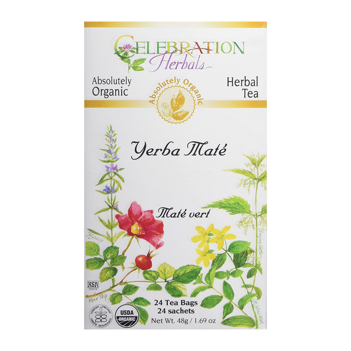Yerba Maté Herbal Tea 24 Tea Bags Celebration Herbals