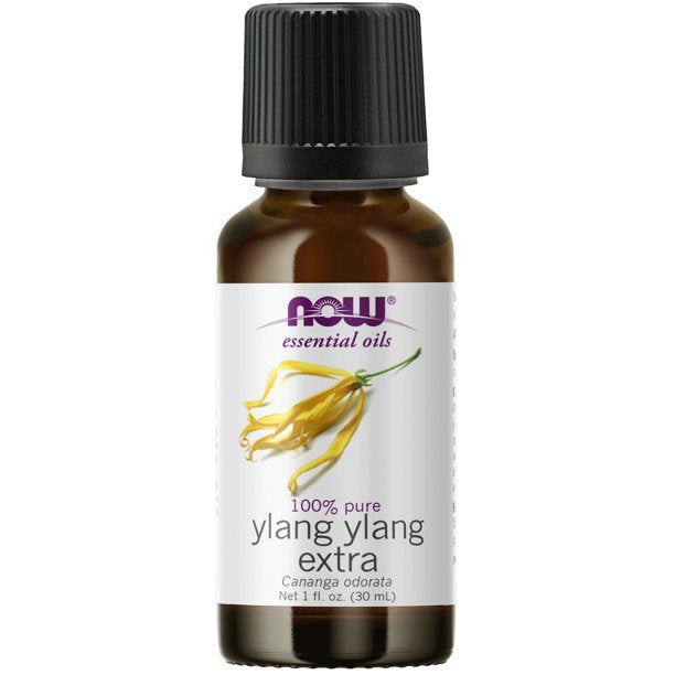 Ylang Ylang Extra 100% Pure Essential Oil 30ml Now foods